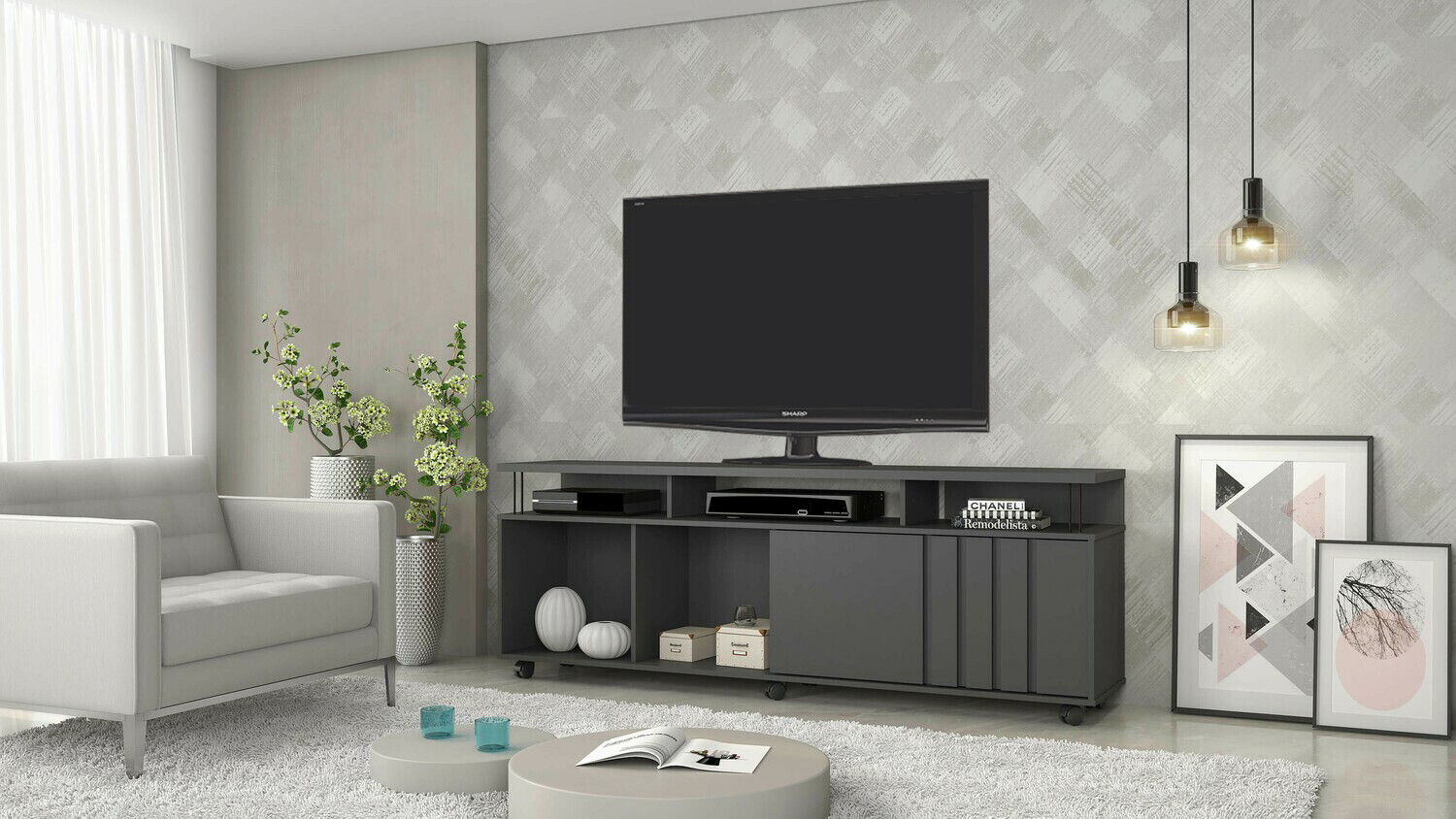 SAN LORENZO RACK GRAPHITE