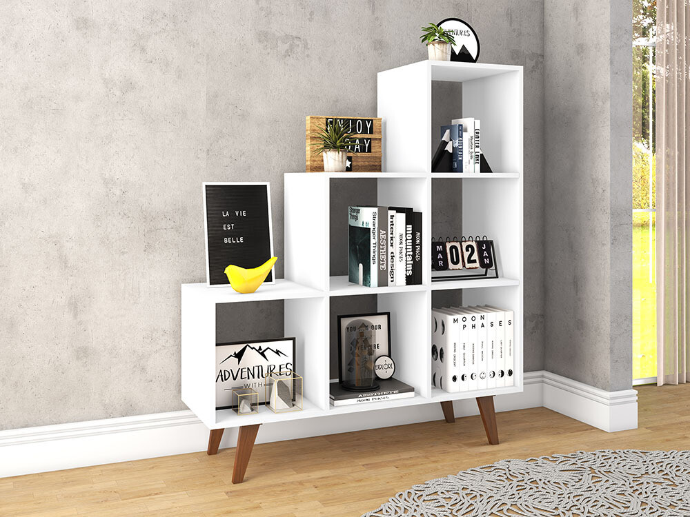 THE HAGUE BOOKCASE WHITE