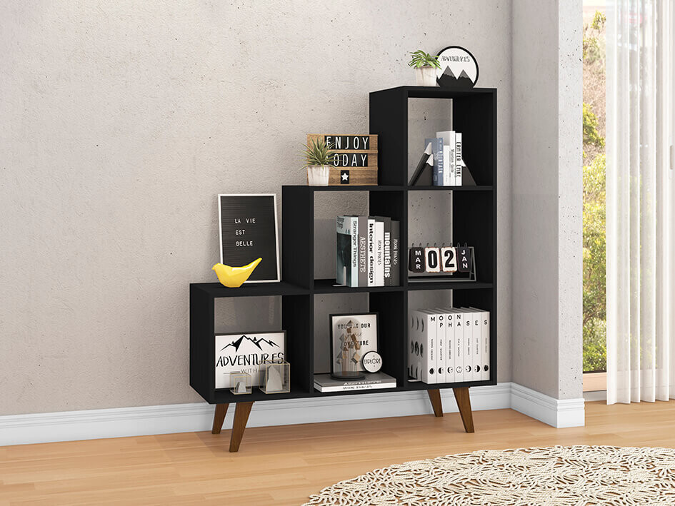 THE HAGUE BOOKCASE BLACK