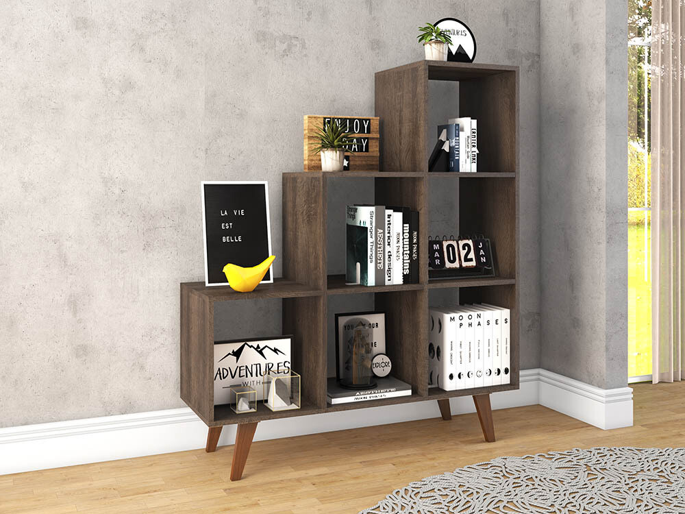 THE HAGUE BOOKCASE RUSTIC