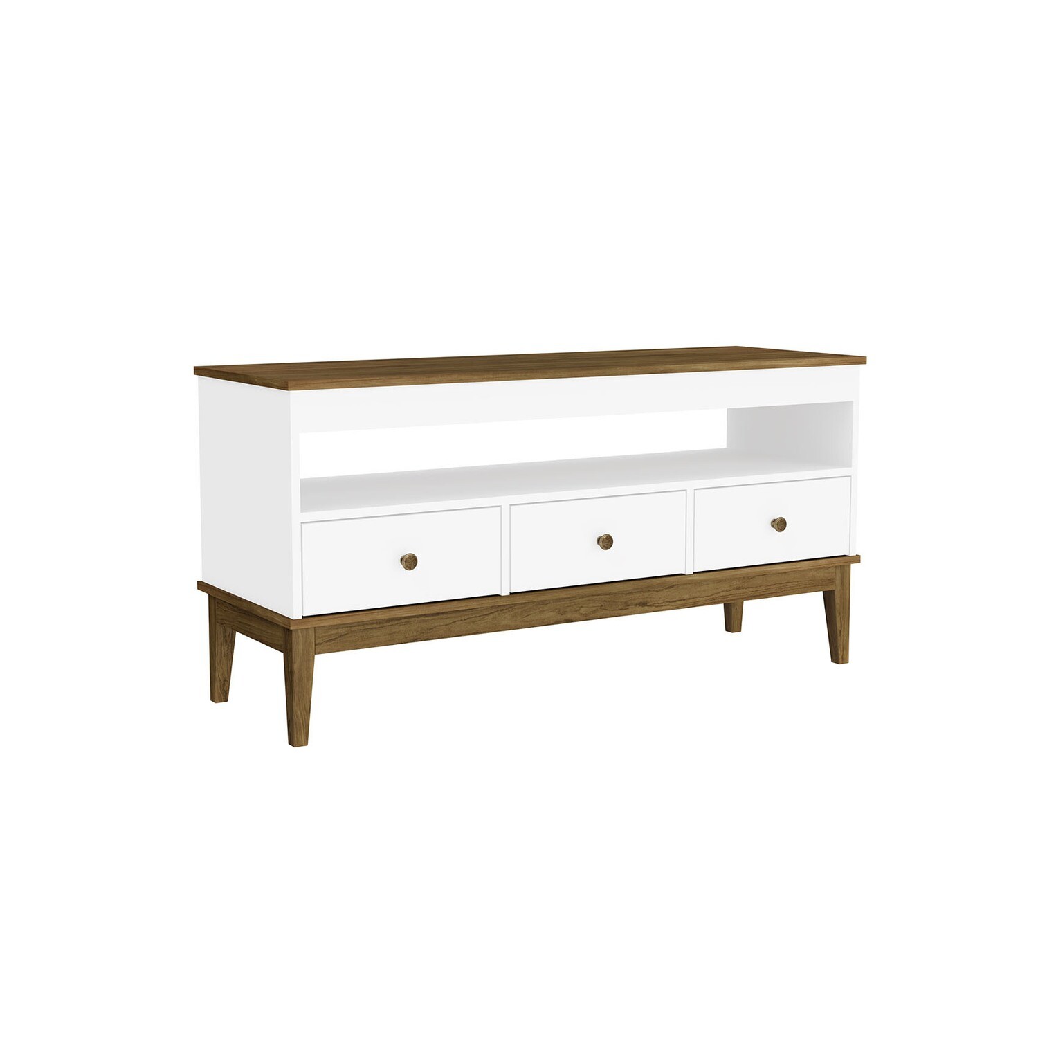 CHARLESTON HERITAGE ACCENT CABINET MOCHA/WHITE
