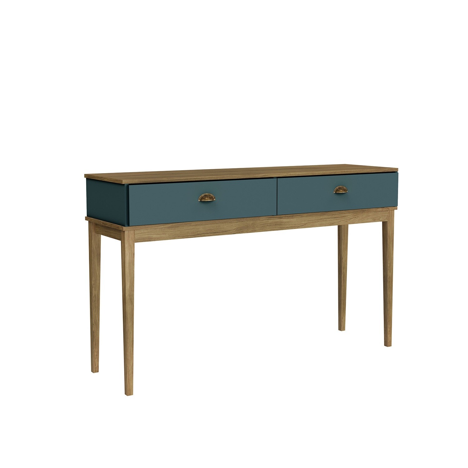 CHARLESTON HERITAGE CONSOLE TABLE MOCHA/DEEP MARINE