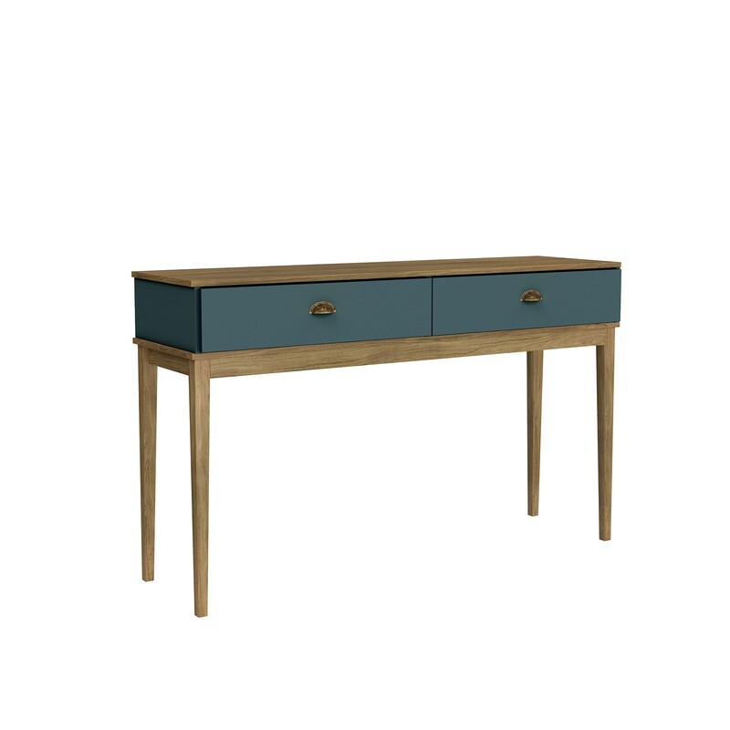 CHARLESTON HERITAGE CONSOLE TABLE MOCHA/DEEP MARINE