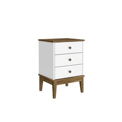 CHARLESTON HERITAGE NIGHTSTAND MOCHA/WHITE