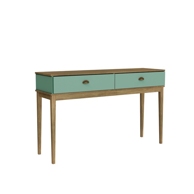 CHARLESTON HERITAGE CONSOLE TABLE MOCHA/OLIVE