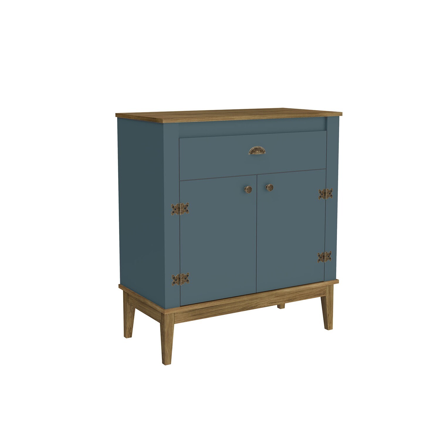 CHARLESTON HERITAGE SIDEBOARD MOCHA/DEEP MARINE
