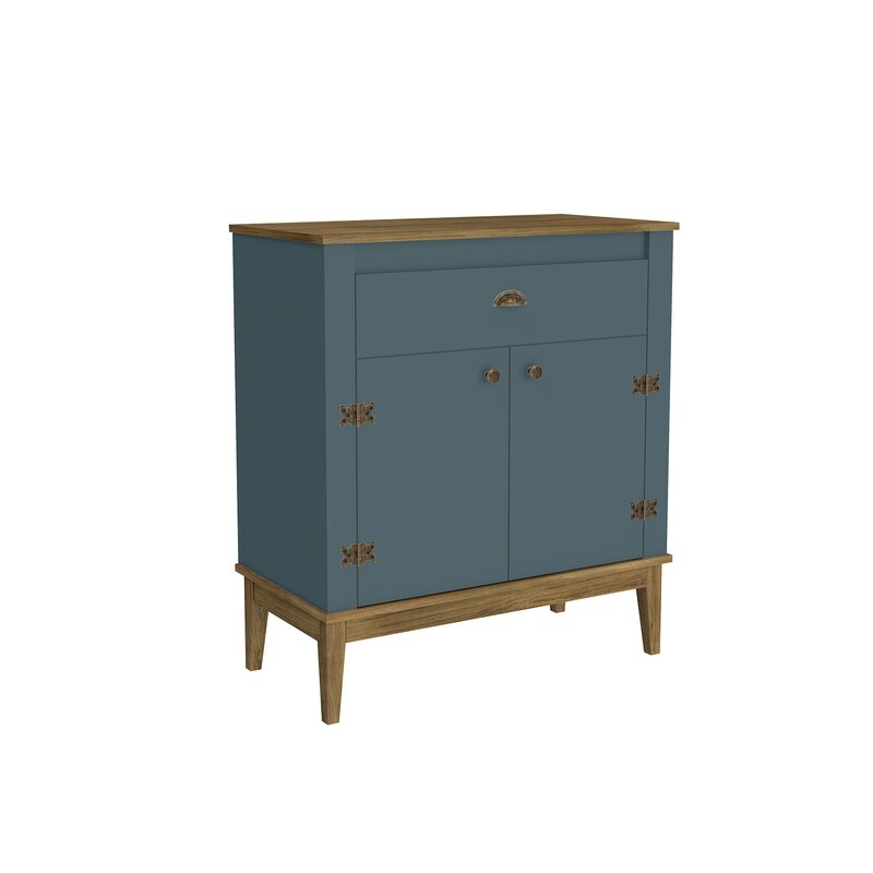 CHARLESTON HERITAGE SIDEBOARD MOCHA/DEEP MARINE