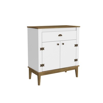 CHARLESTON HERITAGE SIDEBOARD MOCHA/WHITE
