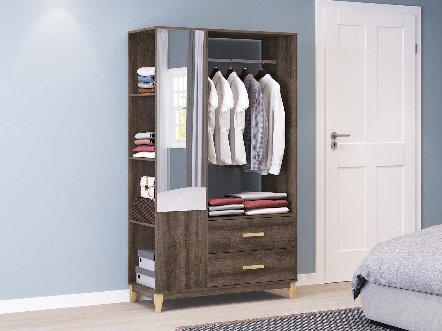 ROVANIEMI MINI CLOSET RUSTIC