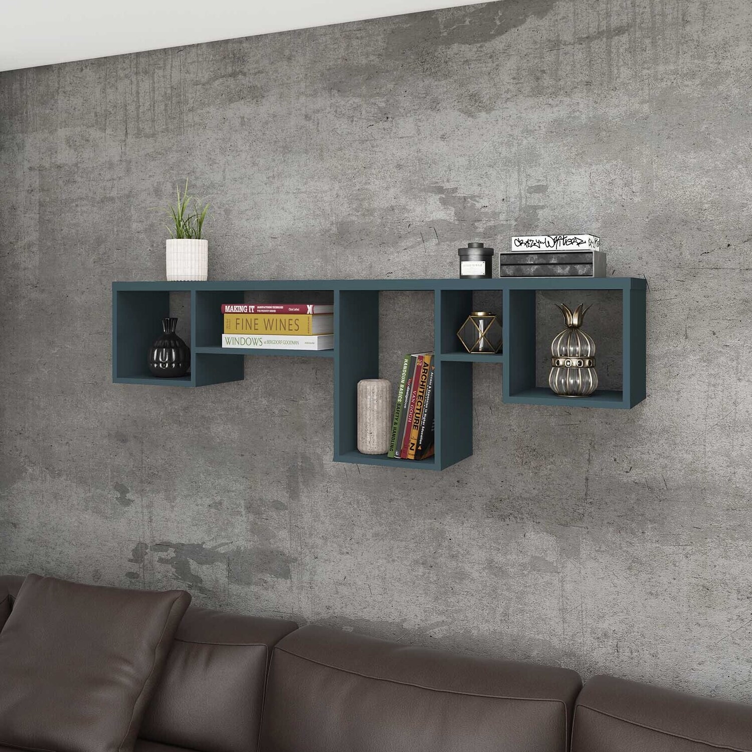 GRAMERCY ACCENT SHELF DEEP MARINE