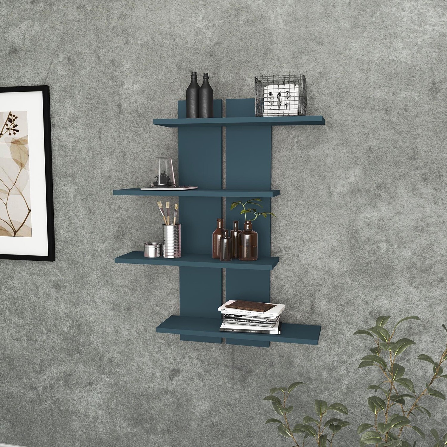 ROSLYN TIERED SHELF DEEP MARINE