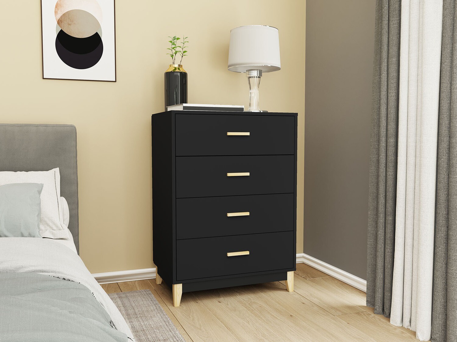 MIKKELI CHEST BLACK