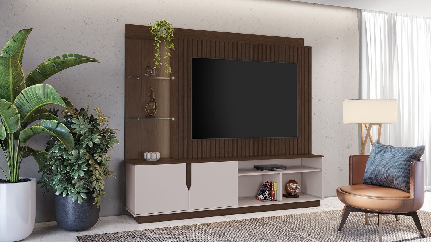 SAN DIEGO II HOME THEATER CAFFE/OFF WHITE