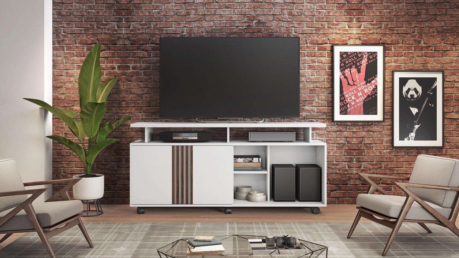 HATILLO RACK WHITE/CAFFE