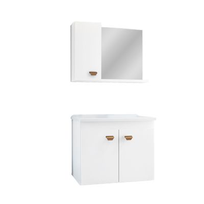 KONNOS II WALL MOUNT VANITY SET WHITE