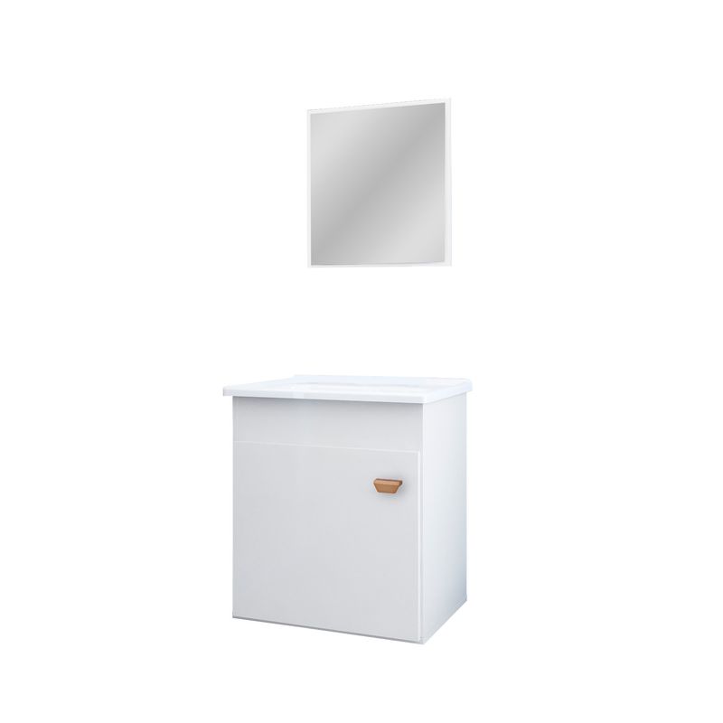 ALANYA II WALL MOUNT VANITY SET WHITE