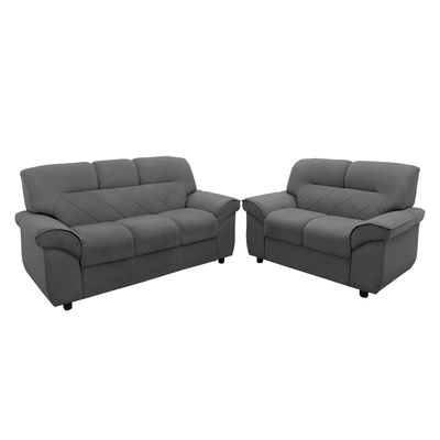 DOHA SET VELUT GRAY 2-PCS