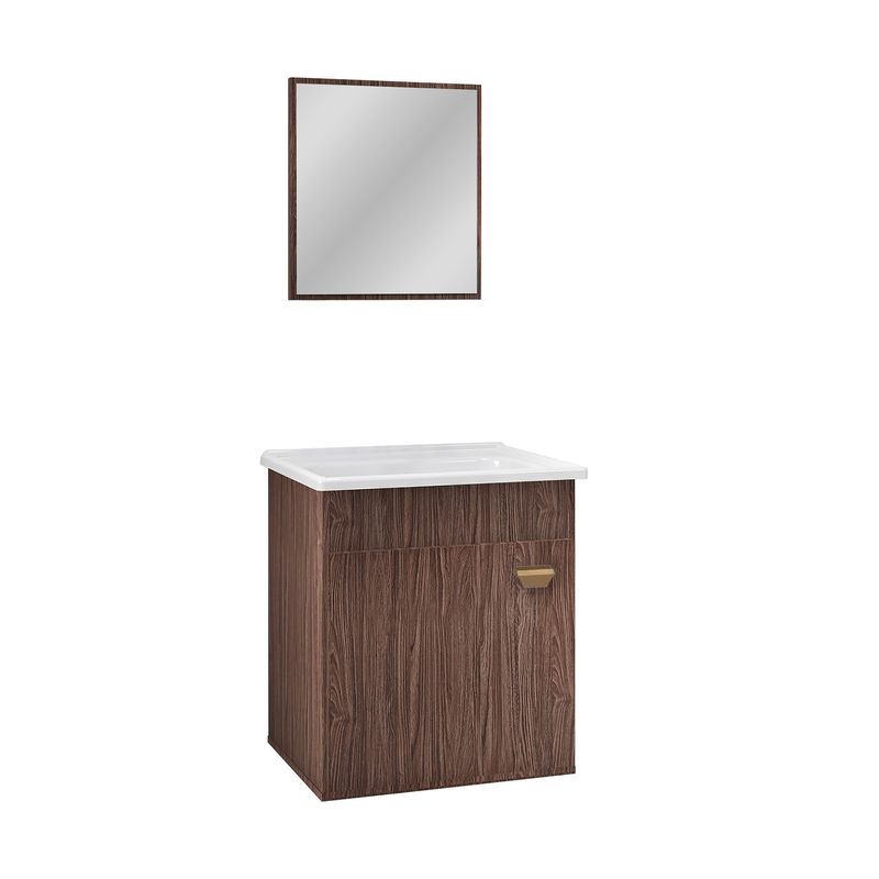 ALANYA II WALL MOUNT VANITY SET ALAMO BROWN