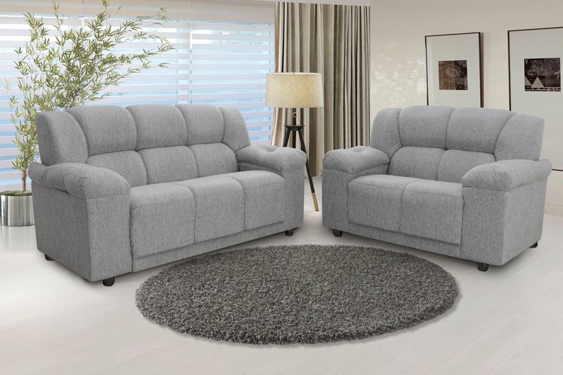 HAMILTON SET GRAY TWISTED 2-PCS