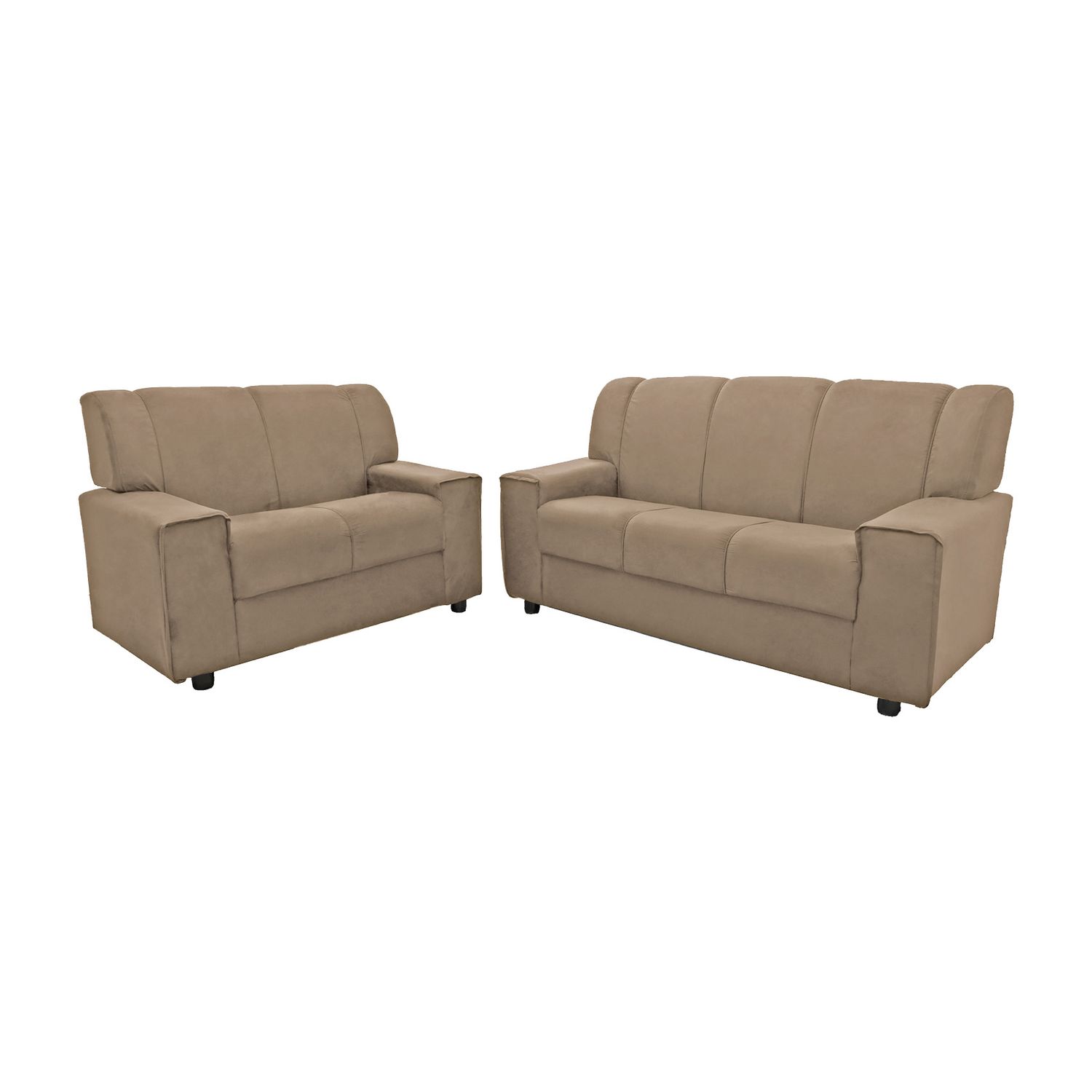 ALEXANDRIA SET VELUT BEIGE 2-PCS