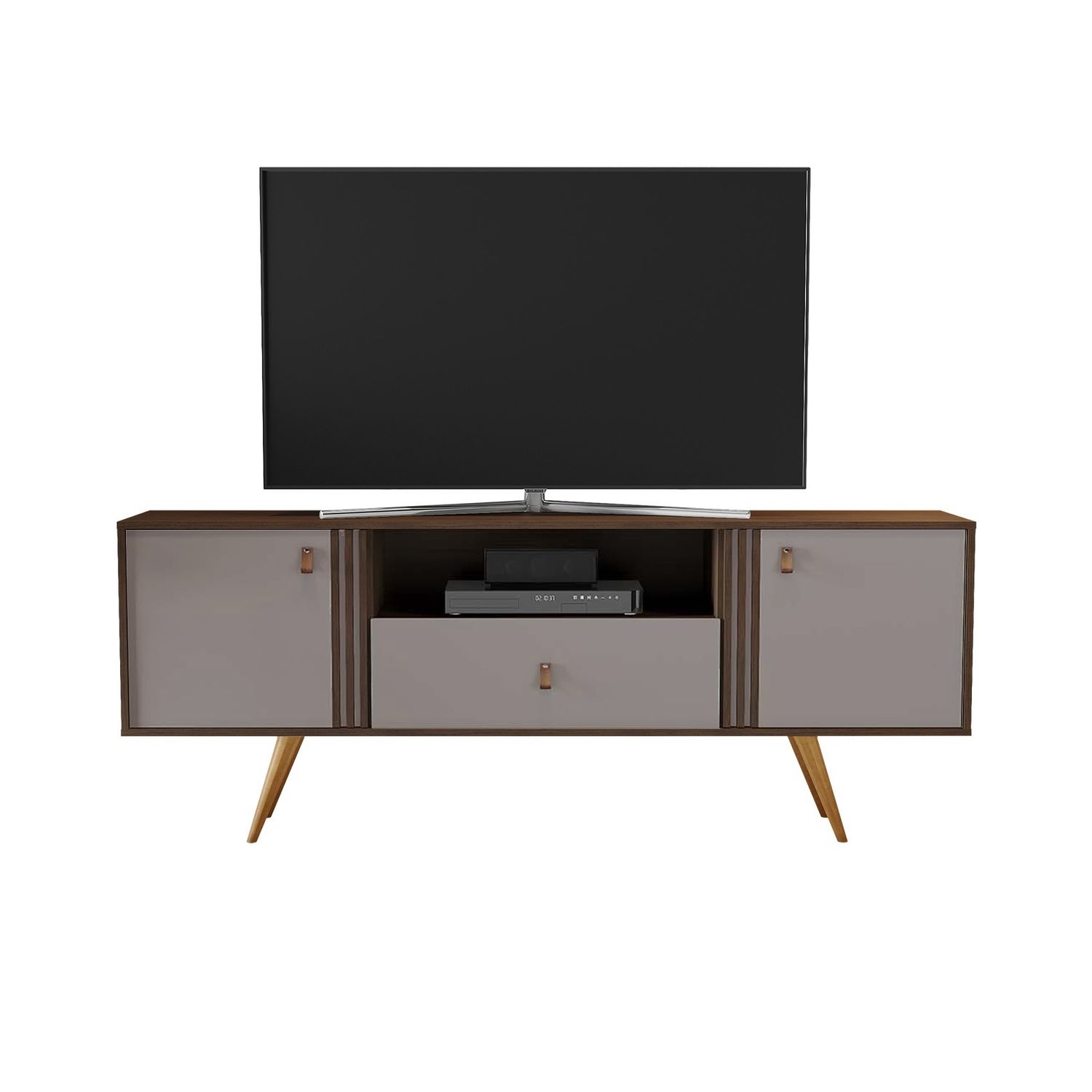 PONCE II TV STAND CAFFE/OFF WHITE