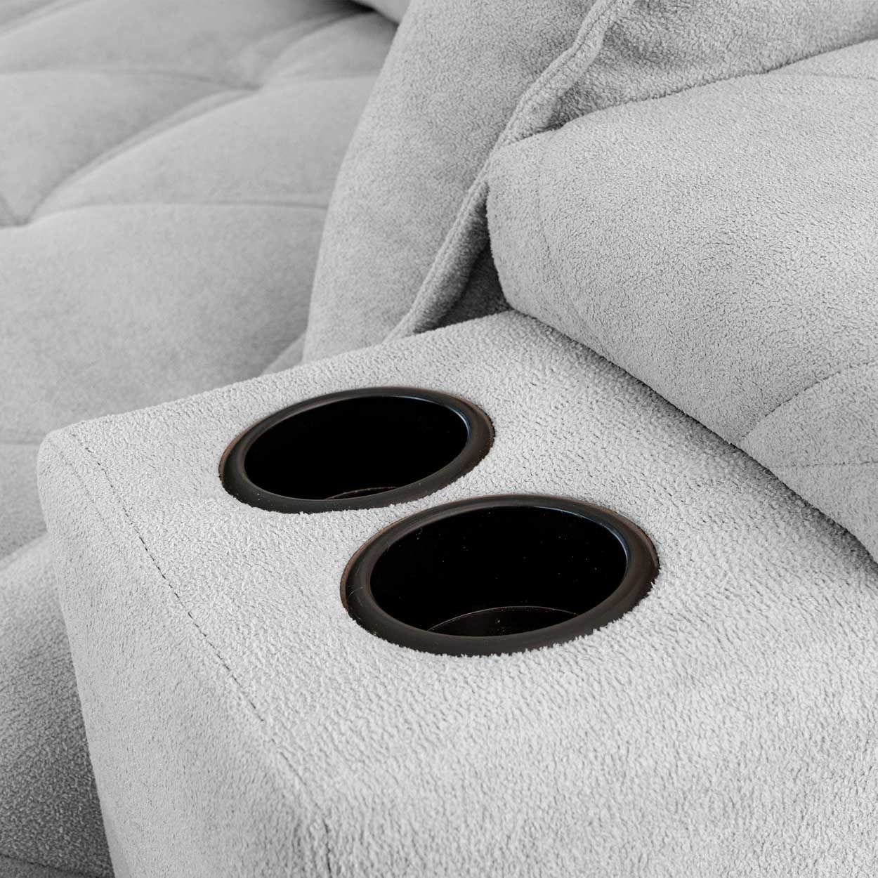 122 IN. ANAHEIM FAMILY SOFA GRAY