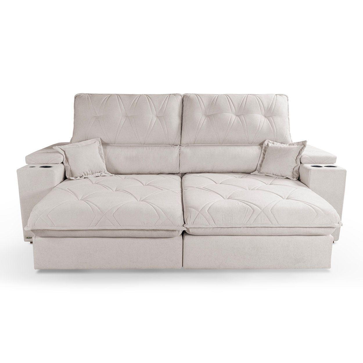 122 IN. ANAHEIM FAMILY SOFA OFF WHITE