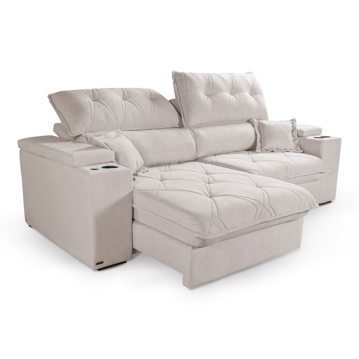 122 IN. ANAHEIM FAMILY SOFA OFF WHITE