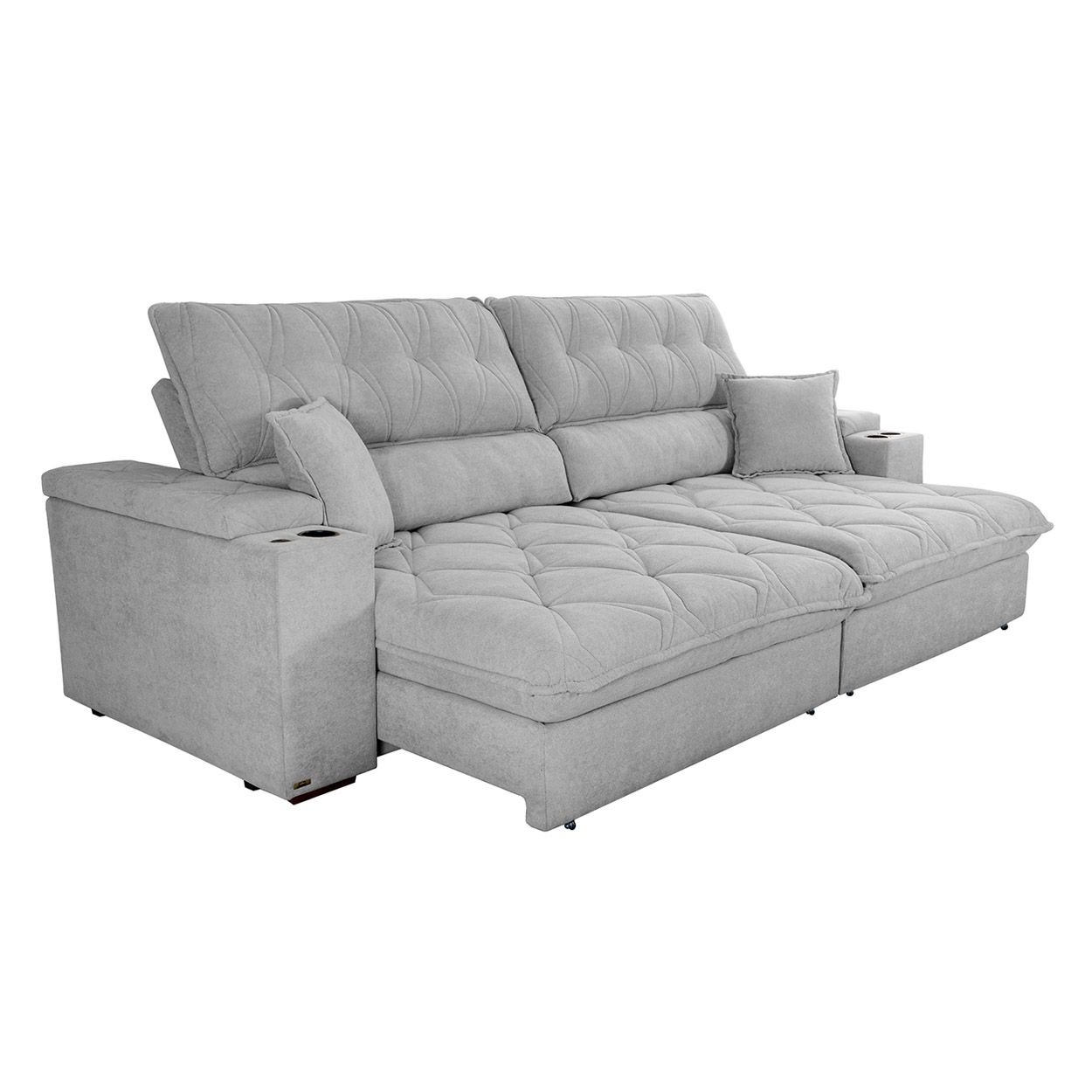 94 IN. ANAHEIM FAMILY SOFA GRAY