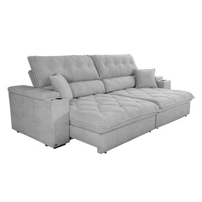 94 IN. ANAHEIM FAMILY SOFA GRAY