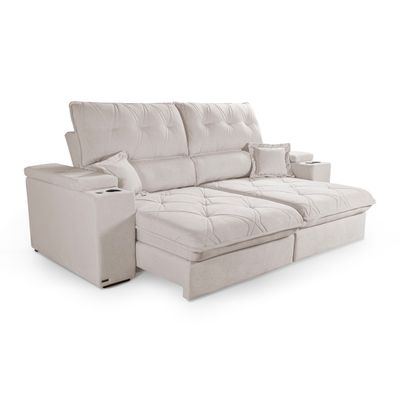 94 IN. ANAHEIM FAMILY SOFA OFF WHITE