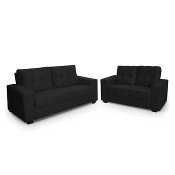 BALTIMORE SET PREMIUM BLACK 2-PCS