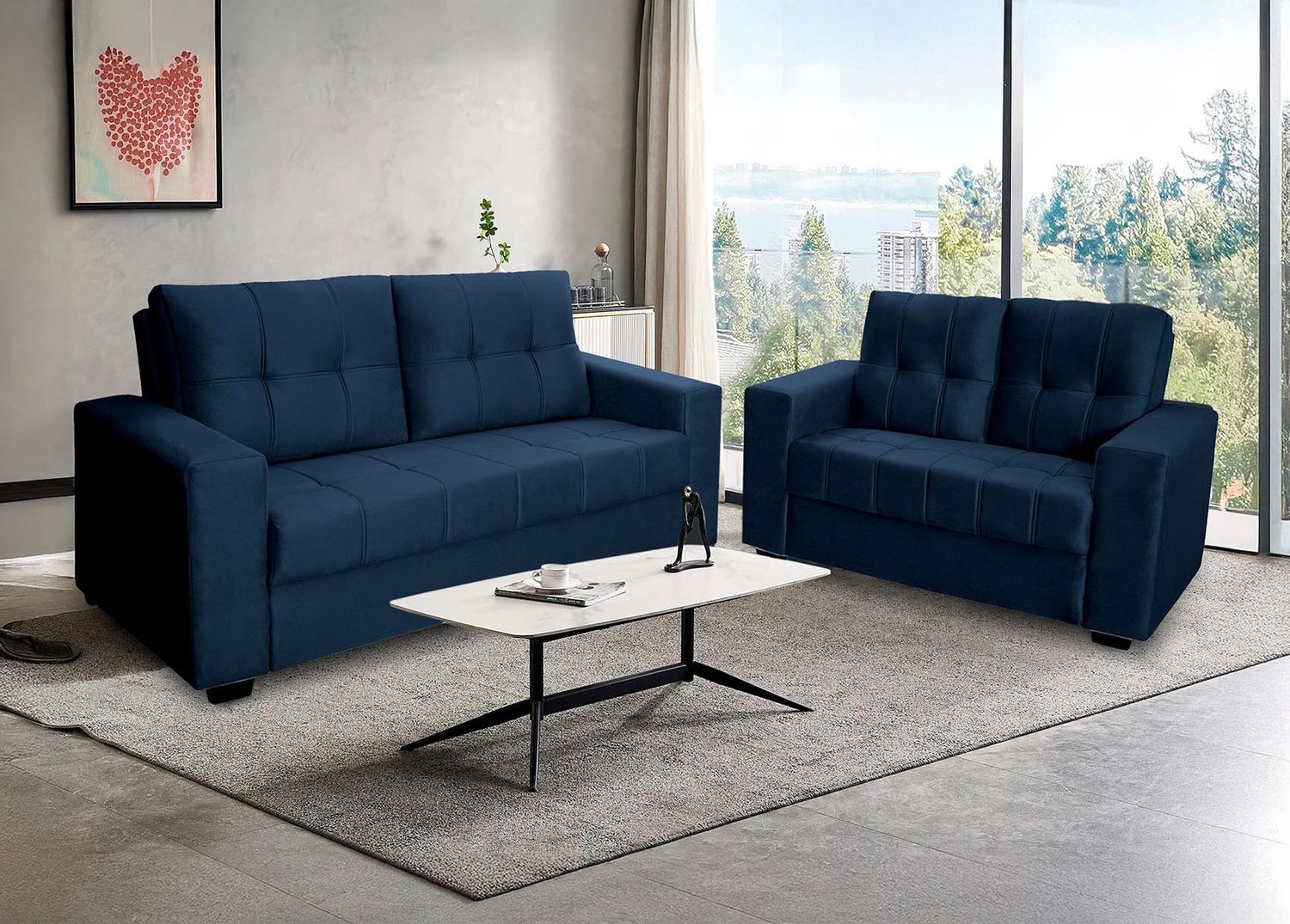 BALTIMORE SET PREMIUM BLUE 2-PCS