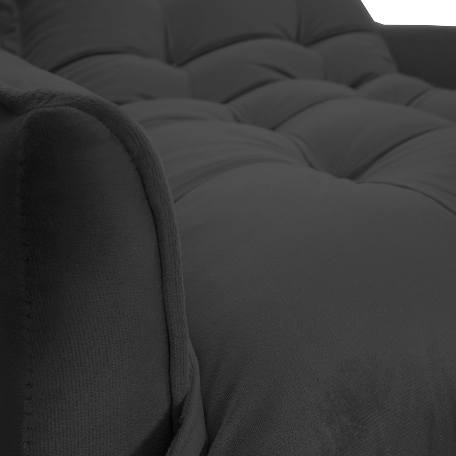 NEW HAVEN RECLINER AND OTTOMAN BLACK