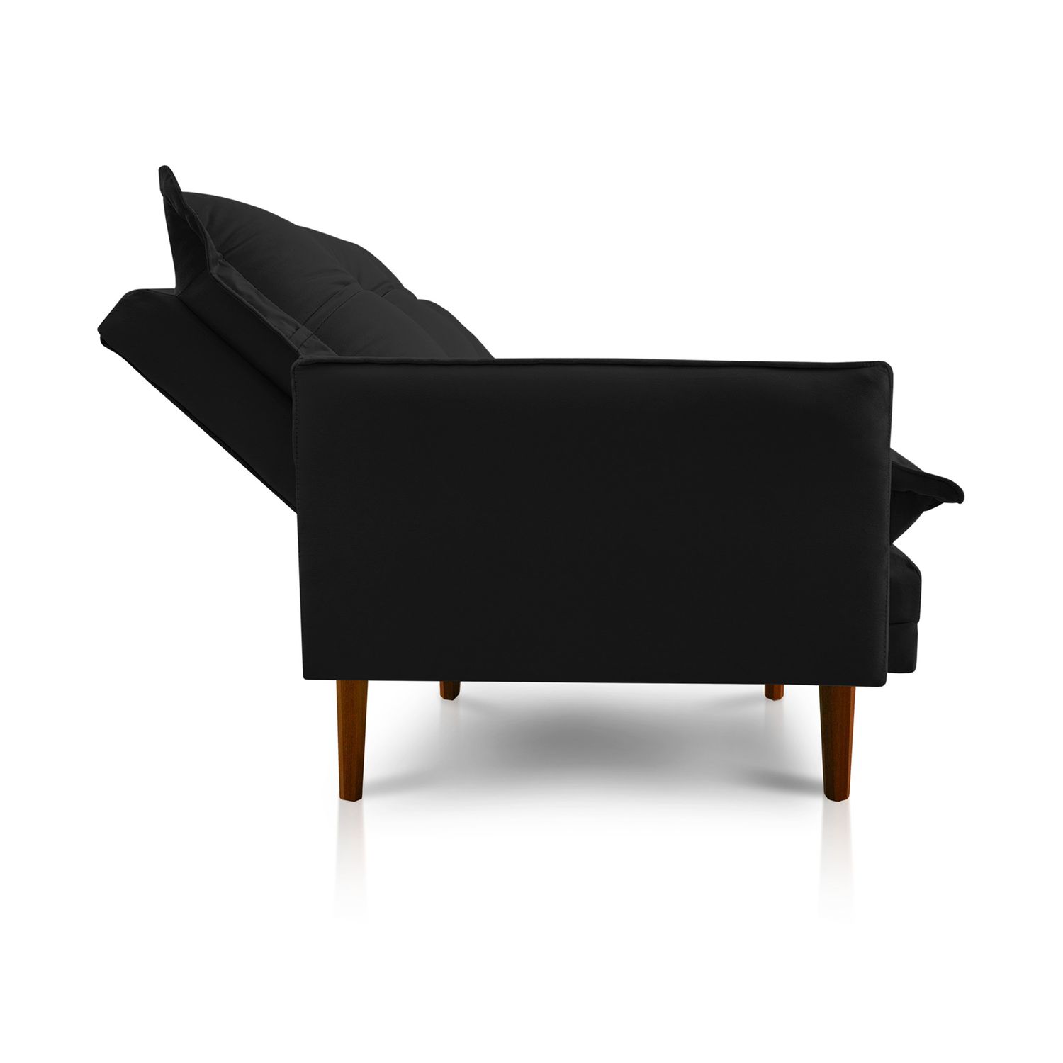 NEW HAVEN RECLINER AND OTTOMAN BLACK
