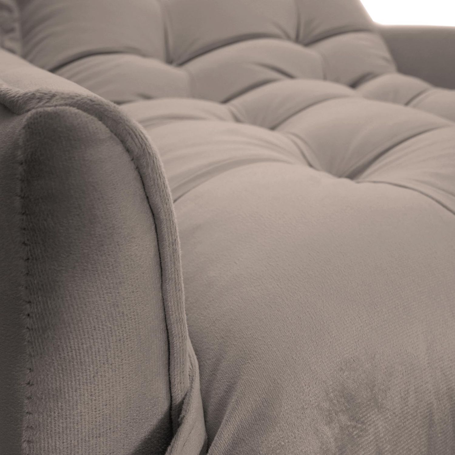 NEW HAVEN RECLINER AND OTTOMAN WARM GRAY