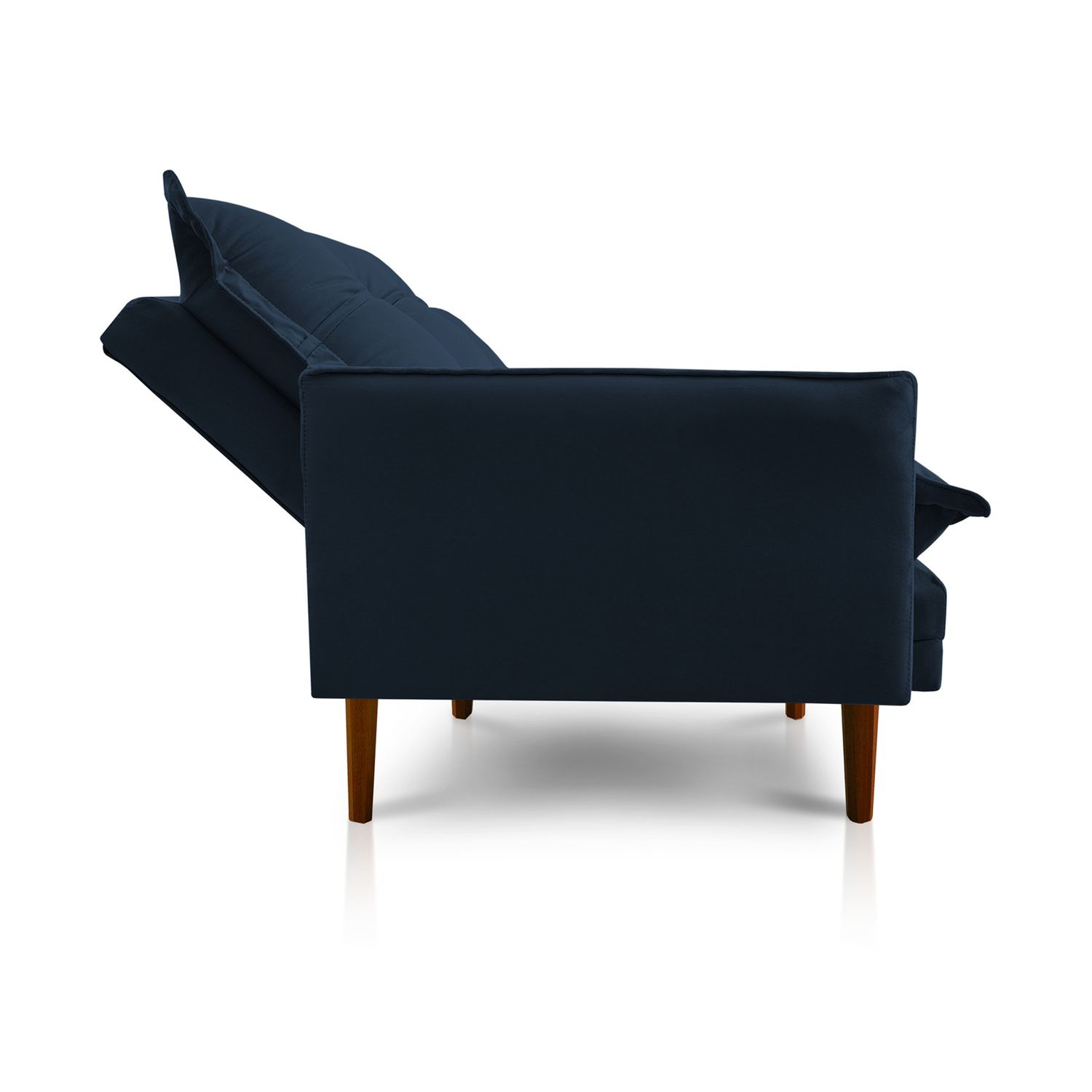 NEW HAVEN RECLINER AND OTTOMAN NAVY BLUE