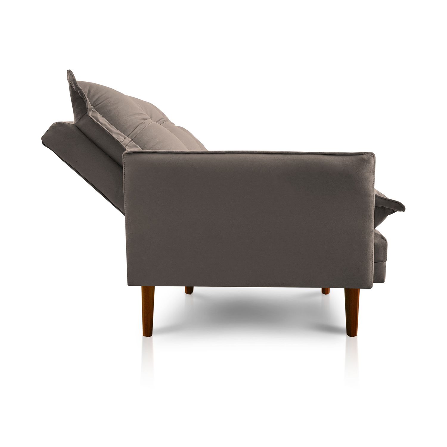 NEW HAVEN RECLINER AND OTTOMAN WARM GRAY