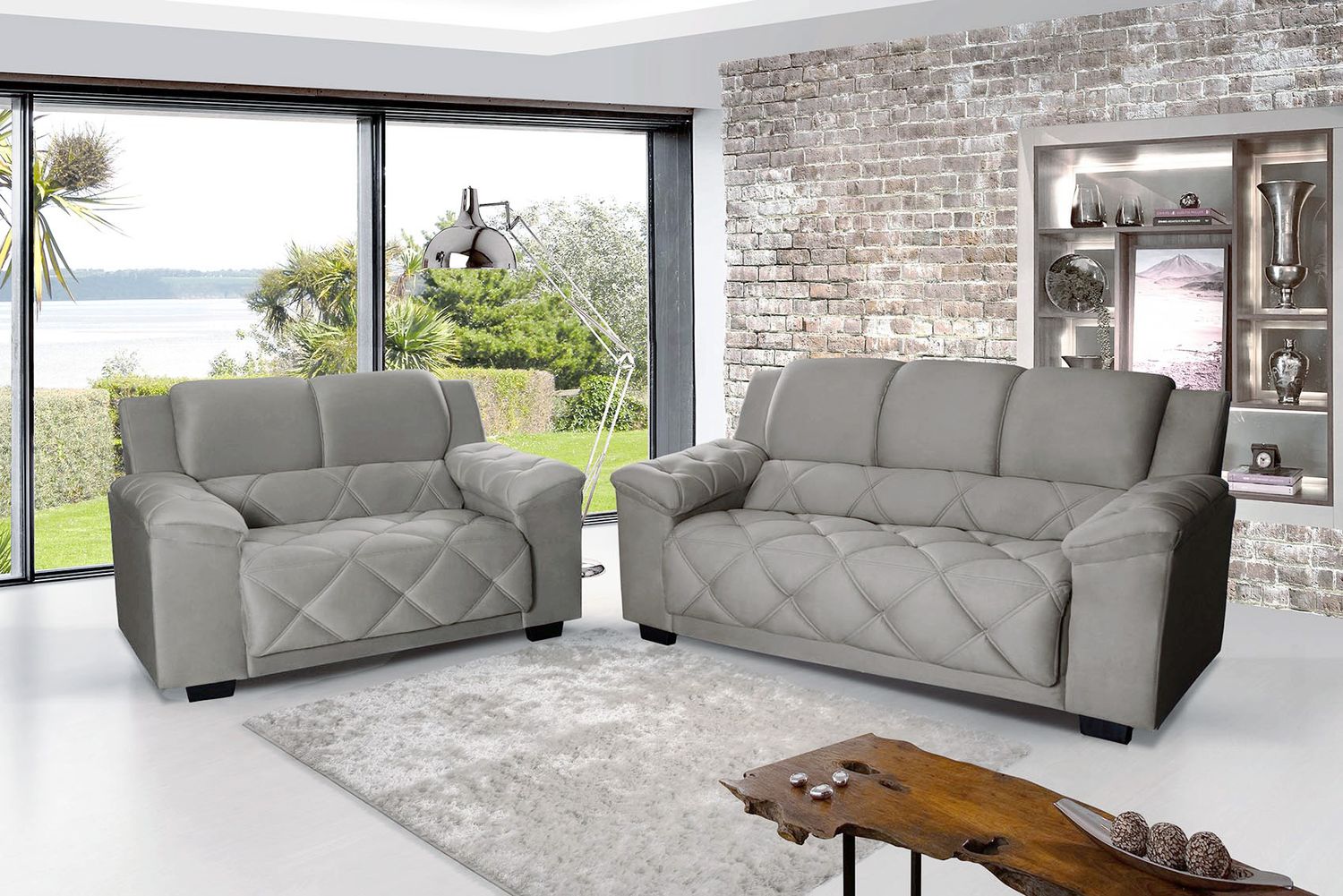 PAMPLONA SET VIP WARM GRAY 2-PCS