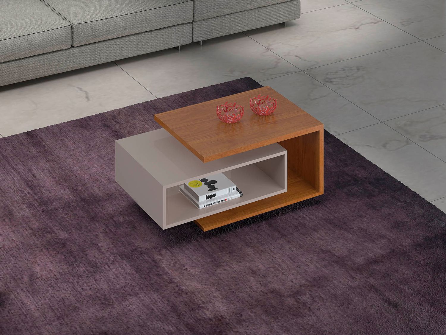 EUGENE COFFEE TABLE CINNAMON/OFF