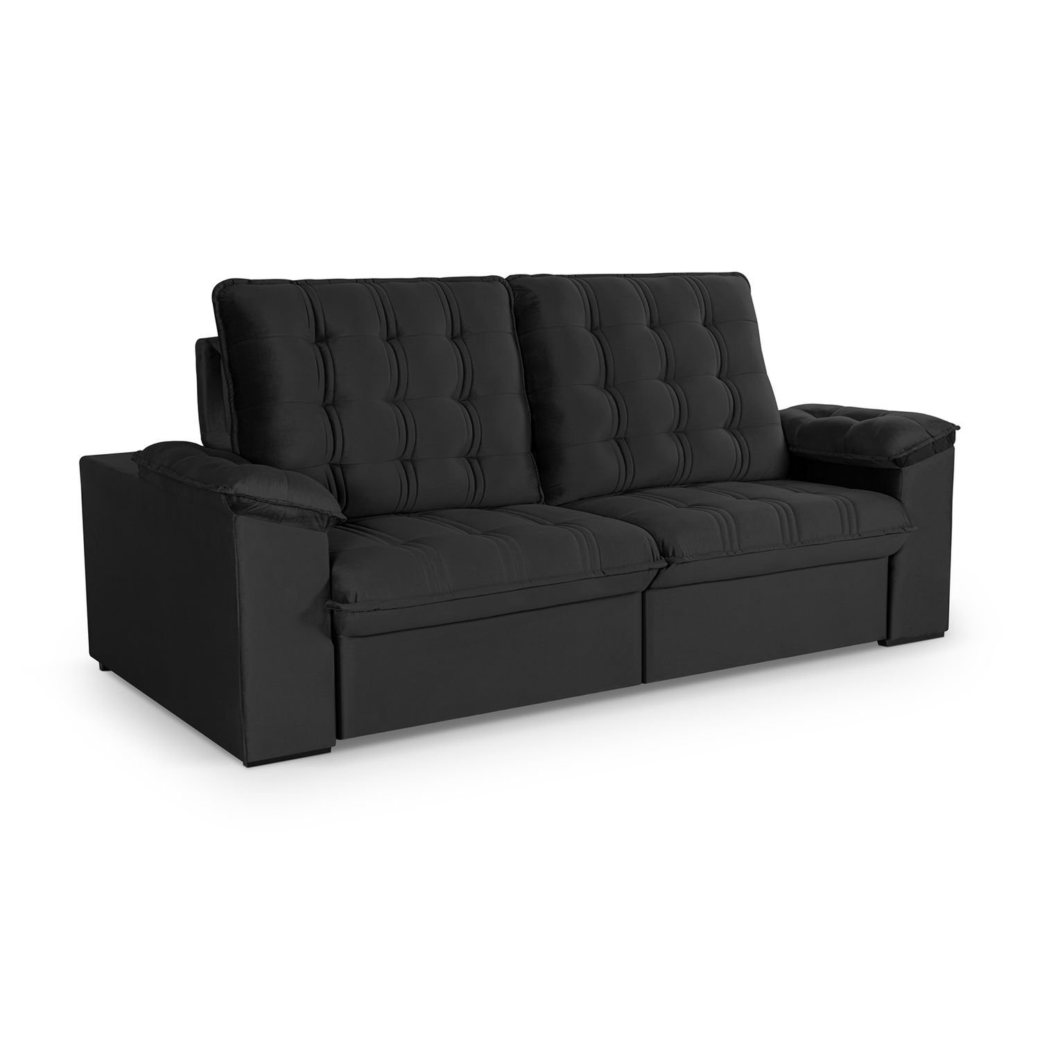 90 IN. PARAMOUNT FAMILY SOFA BLACK