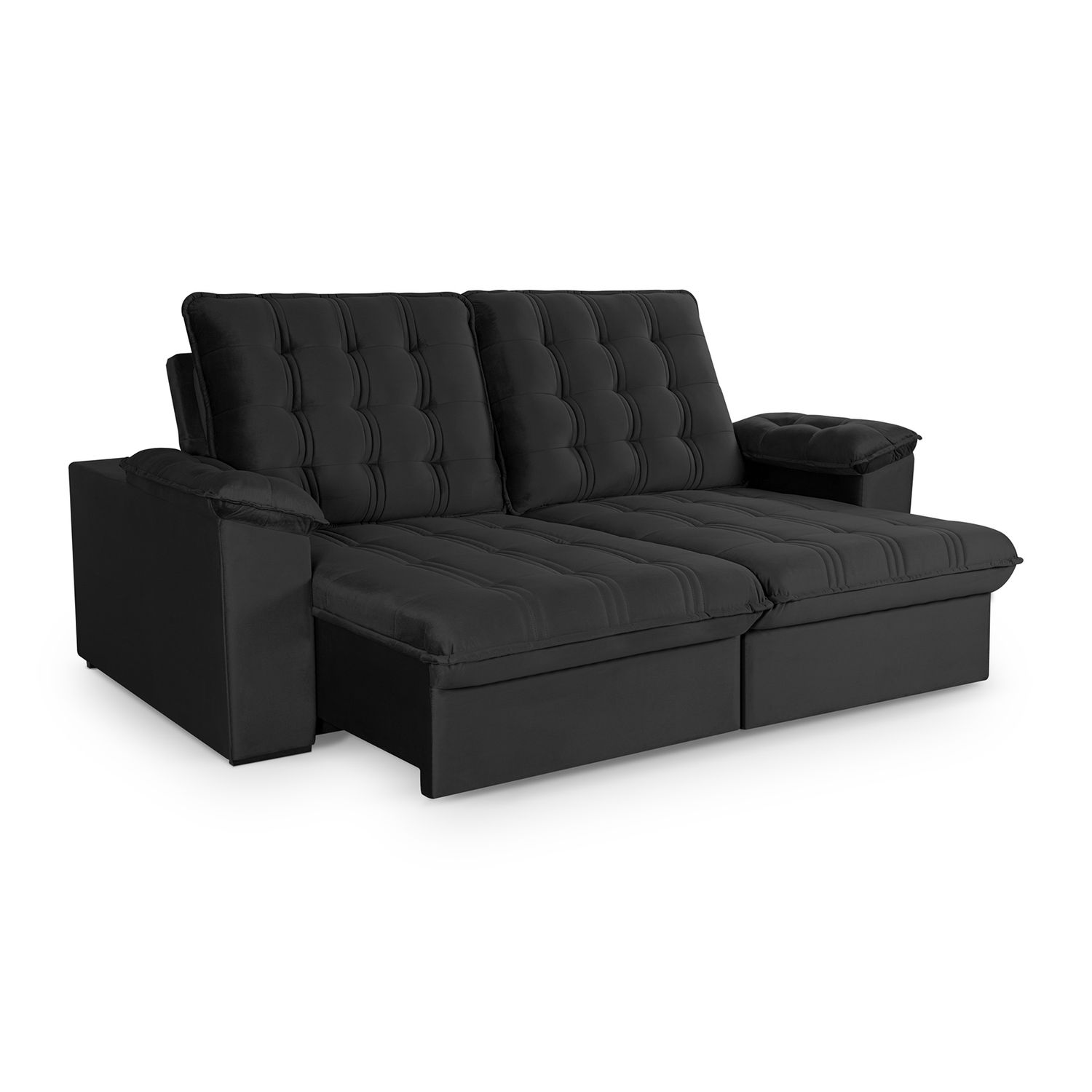 90 IN. PARAMOUNT FAMILY SOFA BLACK