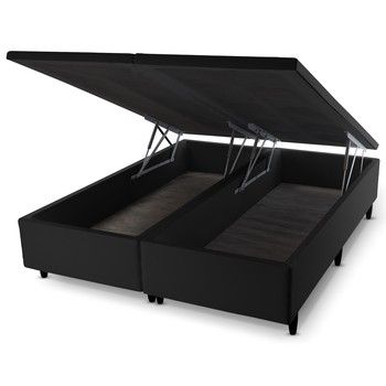 QUEEN GAS LIFT-UP STORAGE BOX SPRING