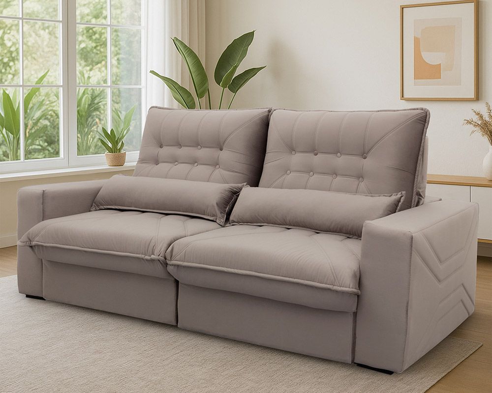 98 IN. LAUREL FAMILY SOFA BEIGE