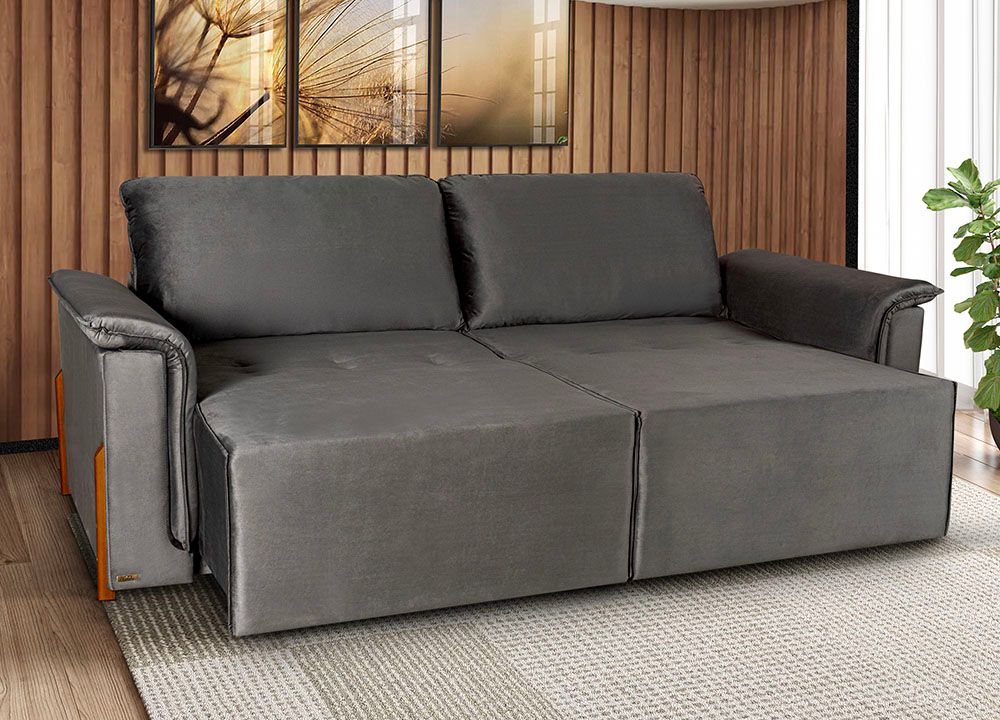 98 IN. RIVIERA FAMILY SOFA GRAPHITE