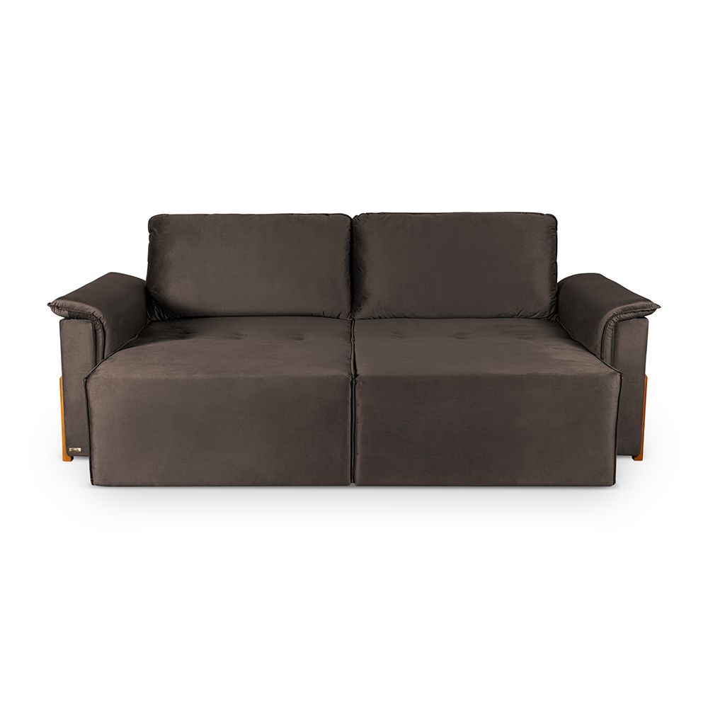 98 IN. RIVIERA FAMILY SOFA BROWN