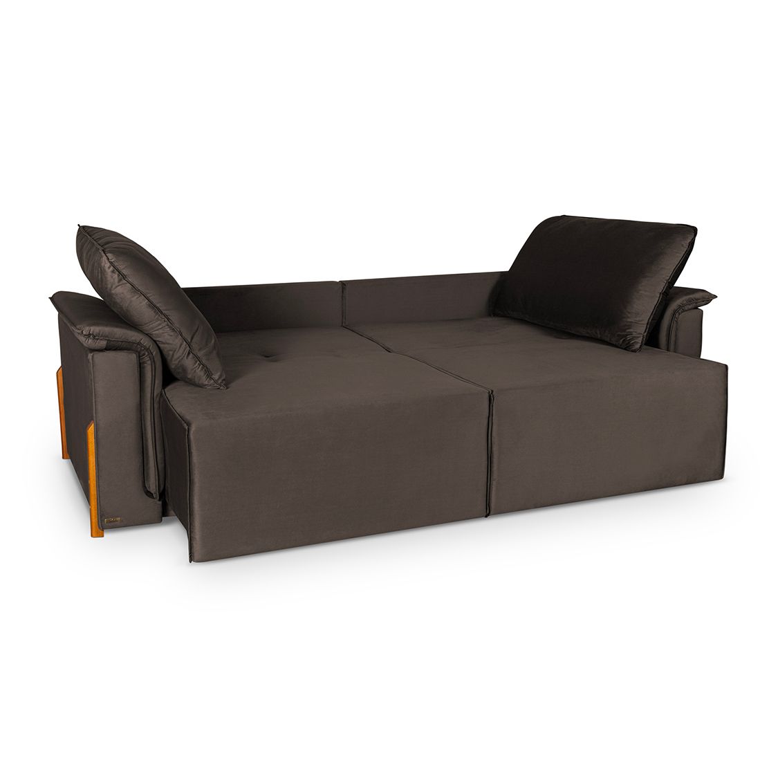 98 IN. RIVIERA FAMILY SOFA BROWN