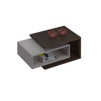 EUGENE COFFEE TABLE SOFT CAFFE/OFF WHITE