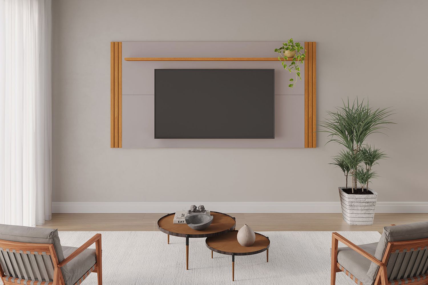 CANOVANAS PANEL CINNAMON/OFF WHITE