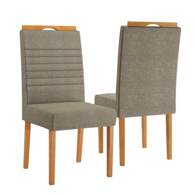 2 BARI DINING CHAIRS NOCE